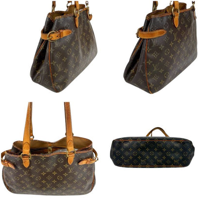 Louis Vuitton Monogram Leather Batignolles Orizontal Shoulder Tote Bag Shoulder