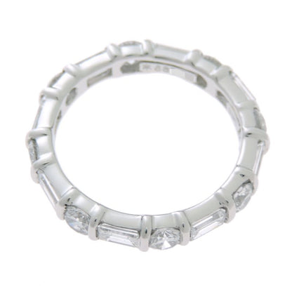 Harry Winston Round Emerald Cut Bar Set Ring