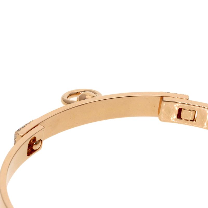 Hermes Collier De Cyan Diamond ST Bracelet 18K Pink Gold Ladies