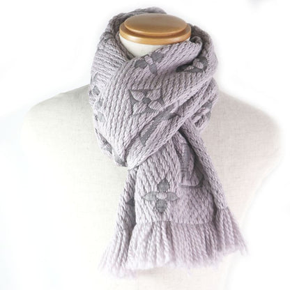 Louis Vuitton 2022 M74742 Echarpe - Logomania Monogram Fringe Stole Shawl Scarf