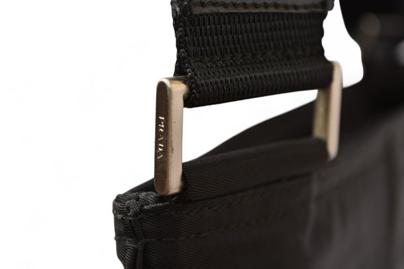 Prada Shoulder Bag Body Bag Prada Tessuto Black Men Women