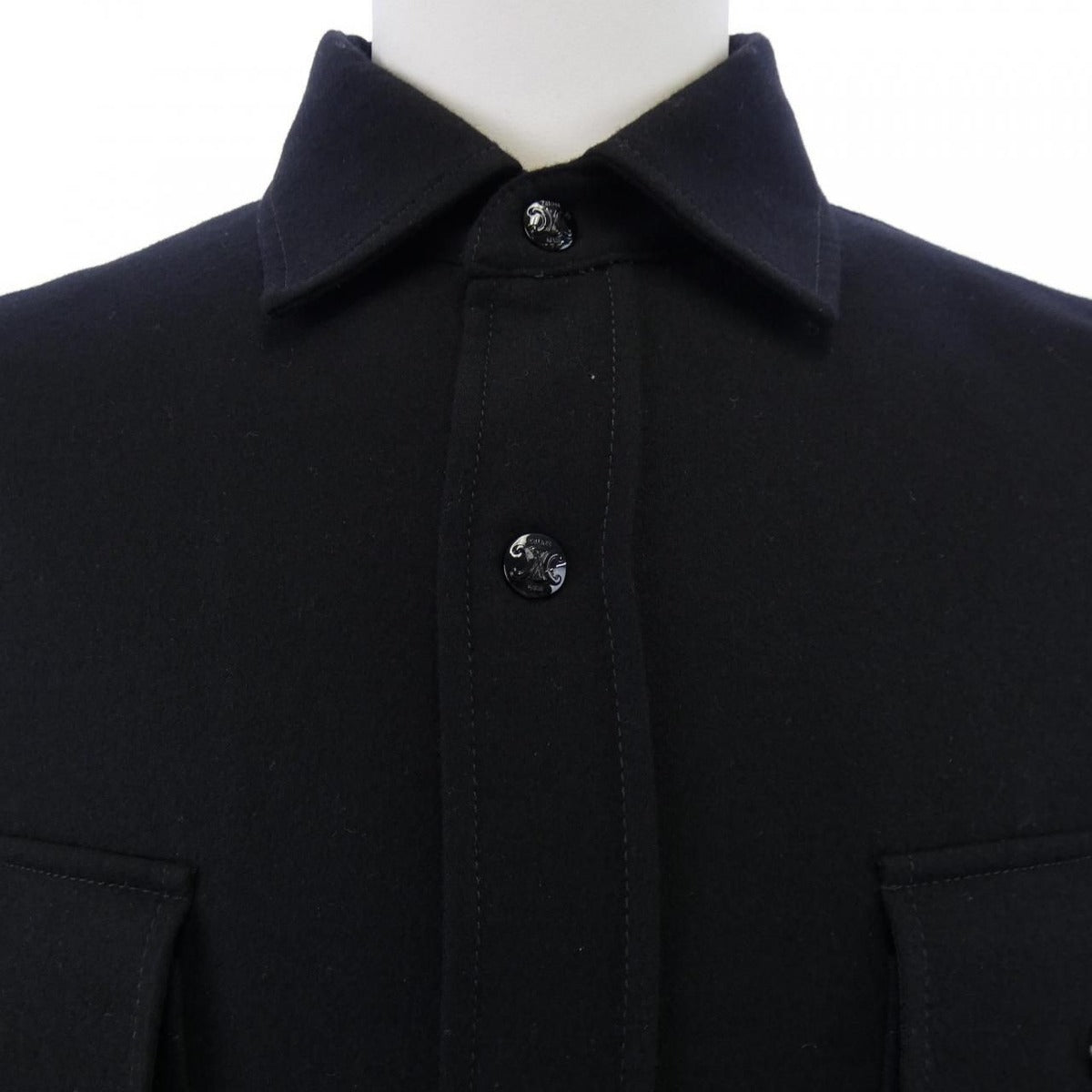 Celine Size 44 Black Jacket — view 5