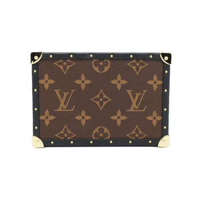Louis Vuitton Box Trunk Monogram Case Wood