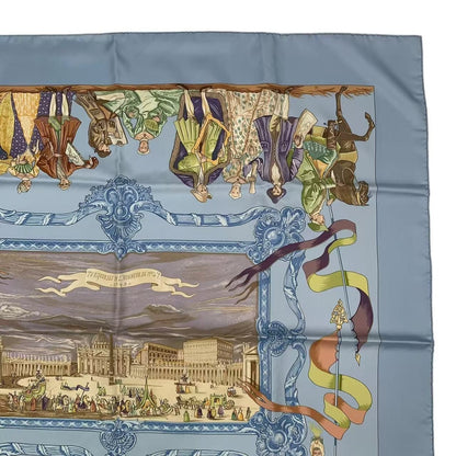 Hermes Carre 90 Silk Scarf Bandana Turqveries en L'honneur de Mht Turkish March — view 4
