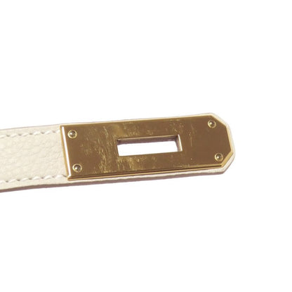 Hermes Birkin 30 Nata Gold Hardware Handbag Taurillon Women