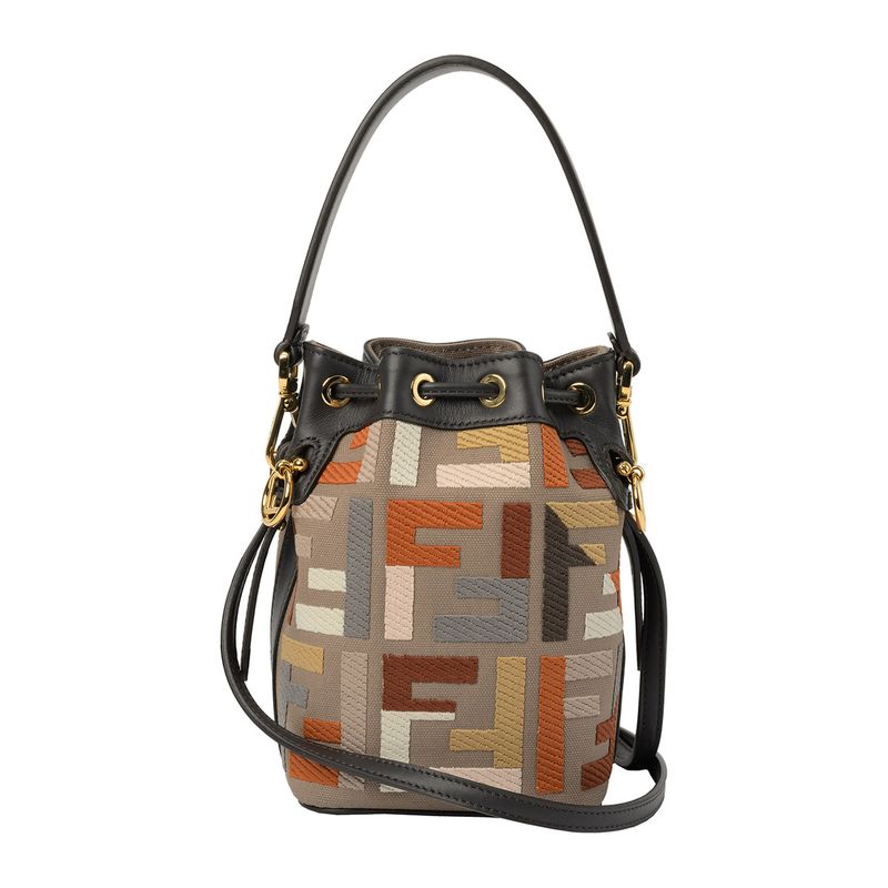 Fendi Shoulder Bag Montresor Brown