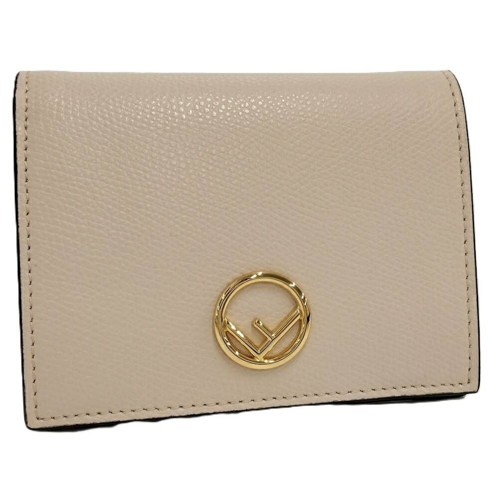 Fendi Bifold Wallet Is Leather Beige