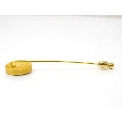 Hermes Shell Pin Brooch Gold — view 4