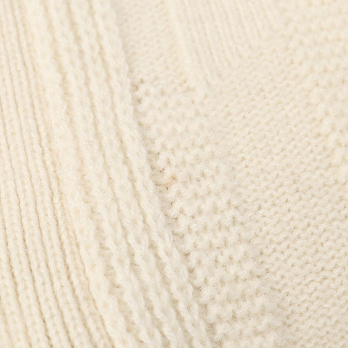 Hermes Cardigan Knit Ivory Wool — view 5