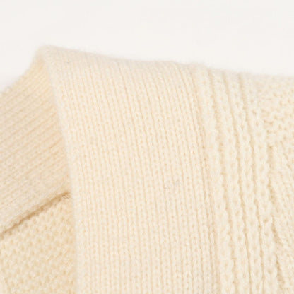 Hermes Cardigan Knit Ivory Wool — view 6