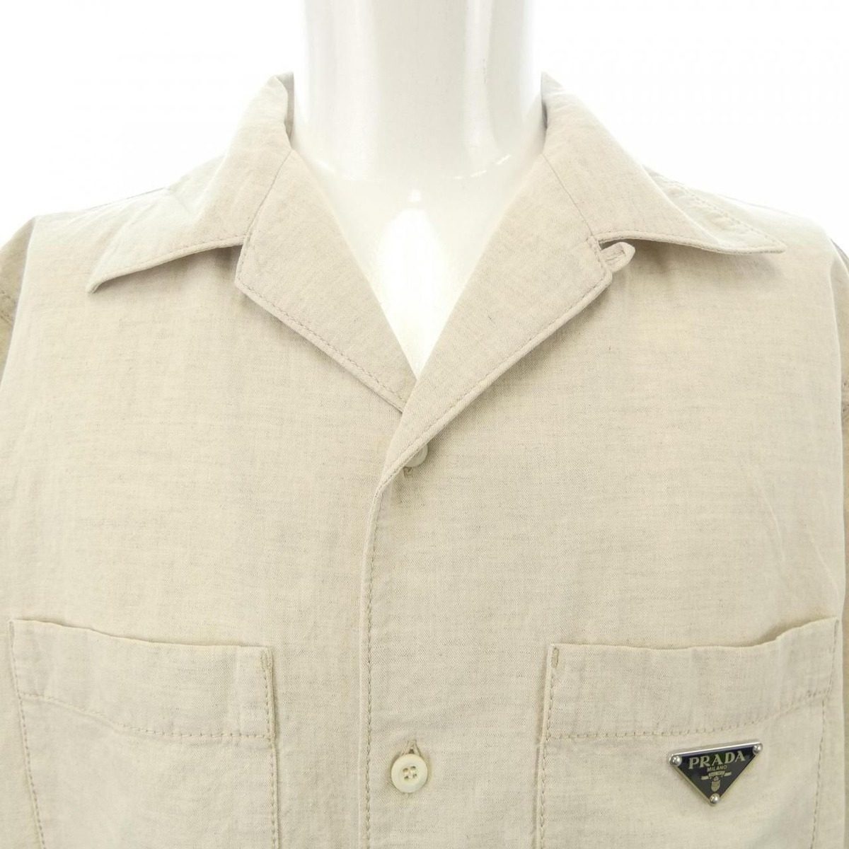 Prada Triangle Logo Saeo S Shirt — view 5