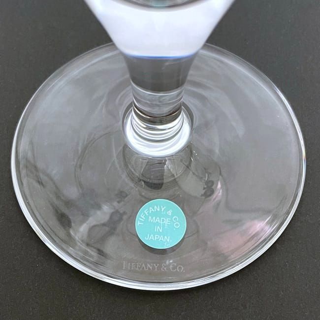 Tiffany & Co Pair Of Clear Atlas Glasses Unused Excellent Condition Glass S