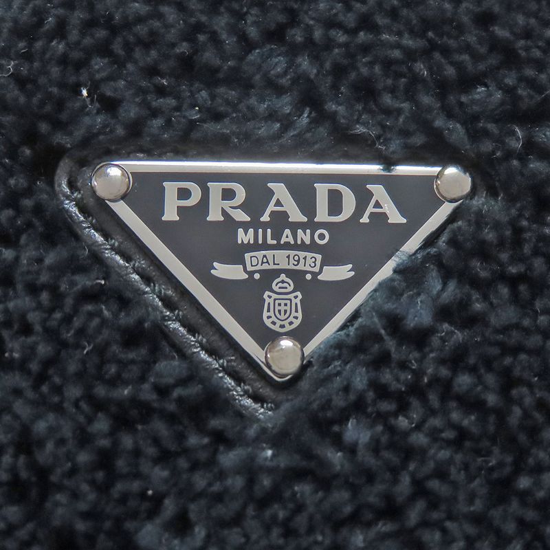 Prada 1bh190 Triangle Shoulder Bag Boa Women