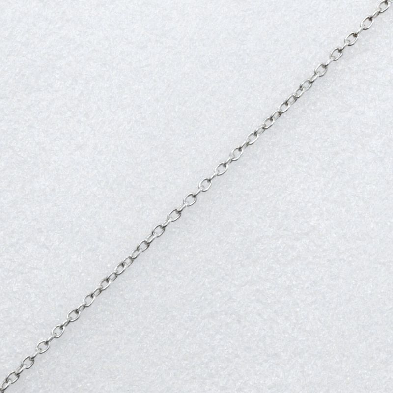 Tiffany & Co Open Teardrop Elsa Peretti 925 Silver Ladies 2.6g Necklace