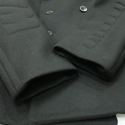 Louis Vuitton Technical Wool Pea Coat 1a8wql Men's #44 Double Breasted P Coat