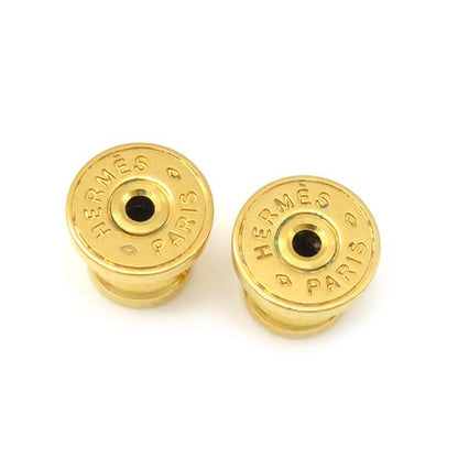 Hermes Earrings Pop Ash Hearrings Mini GP Enamel Rose Dragee X Gold Hardware