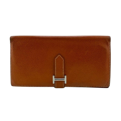Hermes Bearn Long Wallet Brown