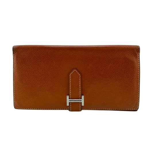 Hermes Bearn Long Wallet Brown