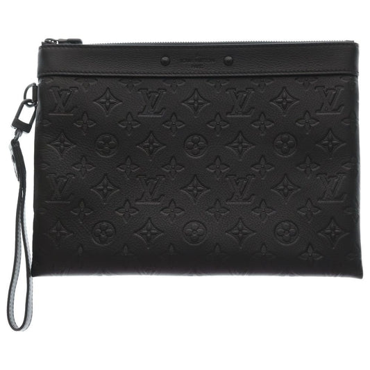 Louis Vuitton Monogram Shadow Pochette to Go Clutch Case Pouch