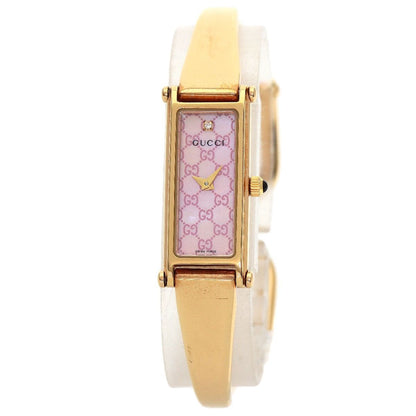Gucci Square Face Bangle Diamond GG Watch Pgp