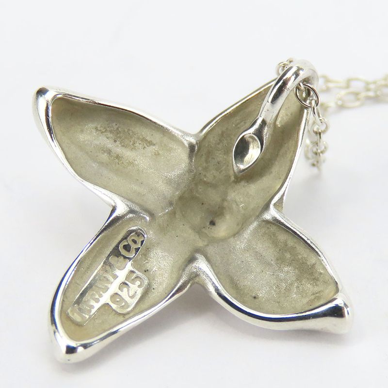 Tiffany & Co Necklace Poinsettia 925 Silver Approx 3.5 G Silver Accessories For