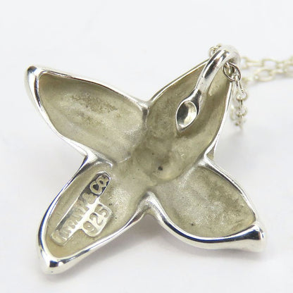 Tiffany & Co Necklace Poinsettia 925 Silver Approx 3.5 G Silver Accessories For