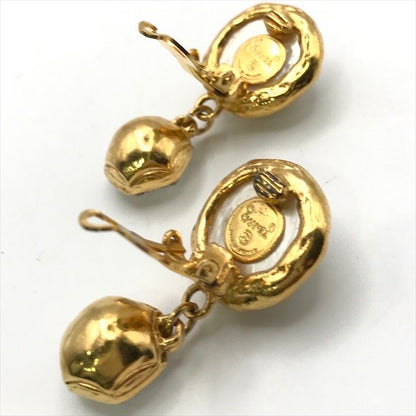 Chanel Visual Earrings Gold