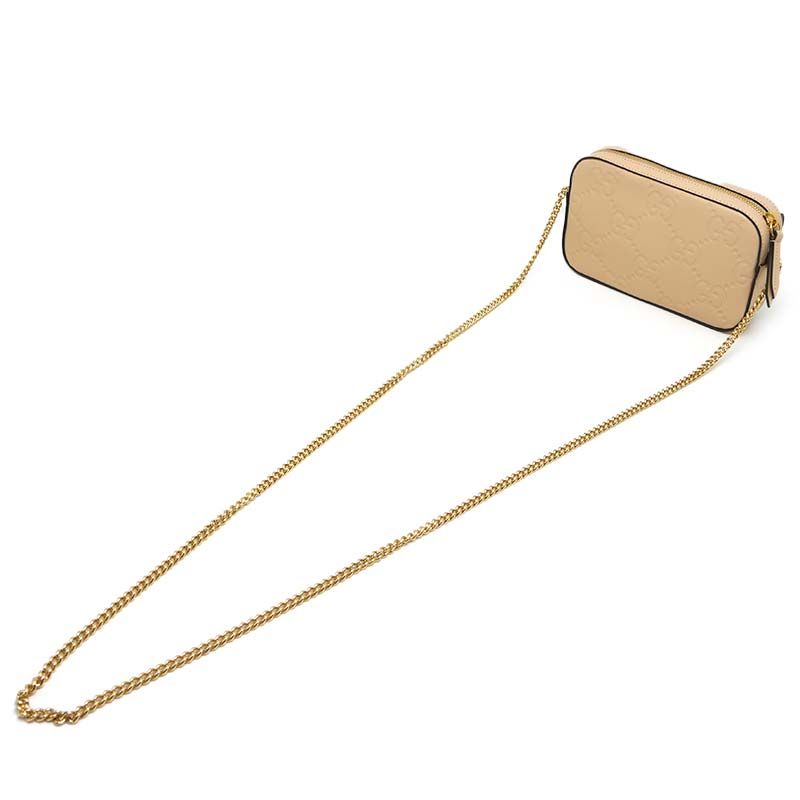 Gucci GG Mini Shoulder Bag 781554 Beige Crossbody