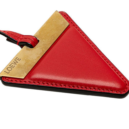 Loewe Barcelona Crossbody Shoulder Bag Red Leather Women's Loewe