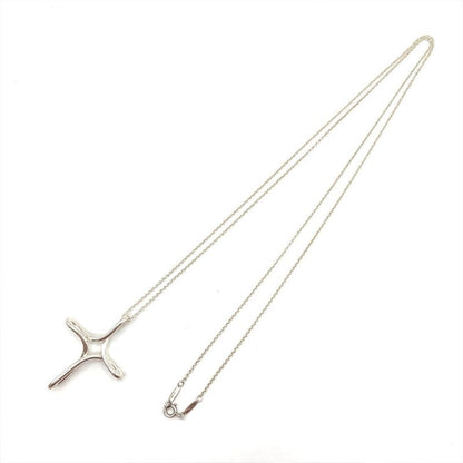 Tiffany & Co Tiffany & Co Infinity Cross Large Necklace Sv925 107g Silver Long