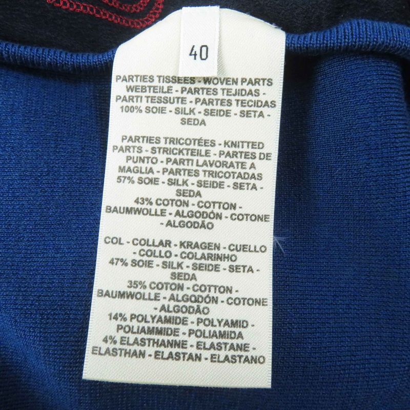 Hermes 23SS 3e2810dv Silk Chaine D'ancre Short Sleeve Knit/ Short Sleeve Knit