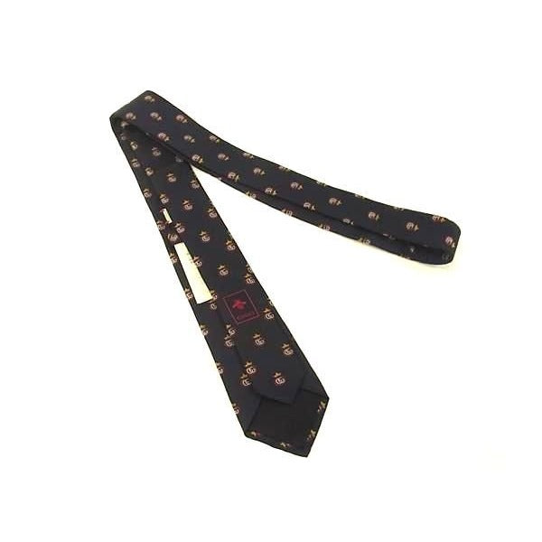 Gucci 100% Silk Necktie Gentlemen Business Navy Az4169 — view 2