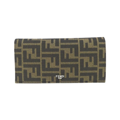 Fendi Alwk Wallet Canvas Black