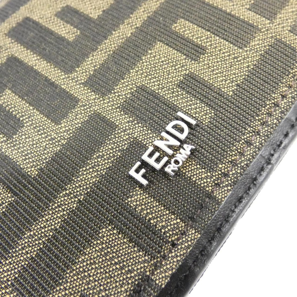 Fendi Alwk Wallet Canvas Black — view 3