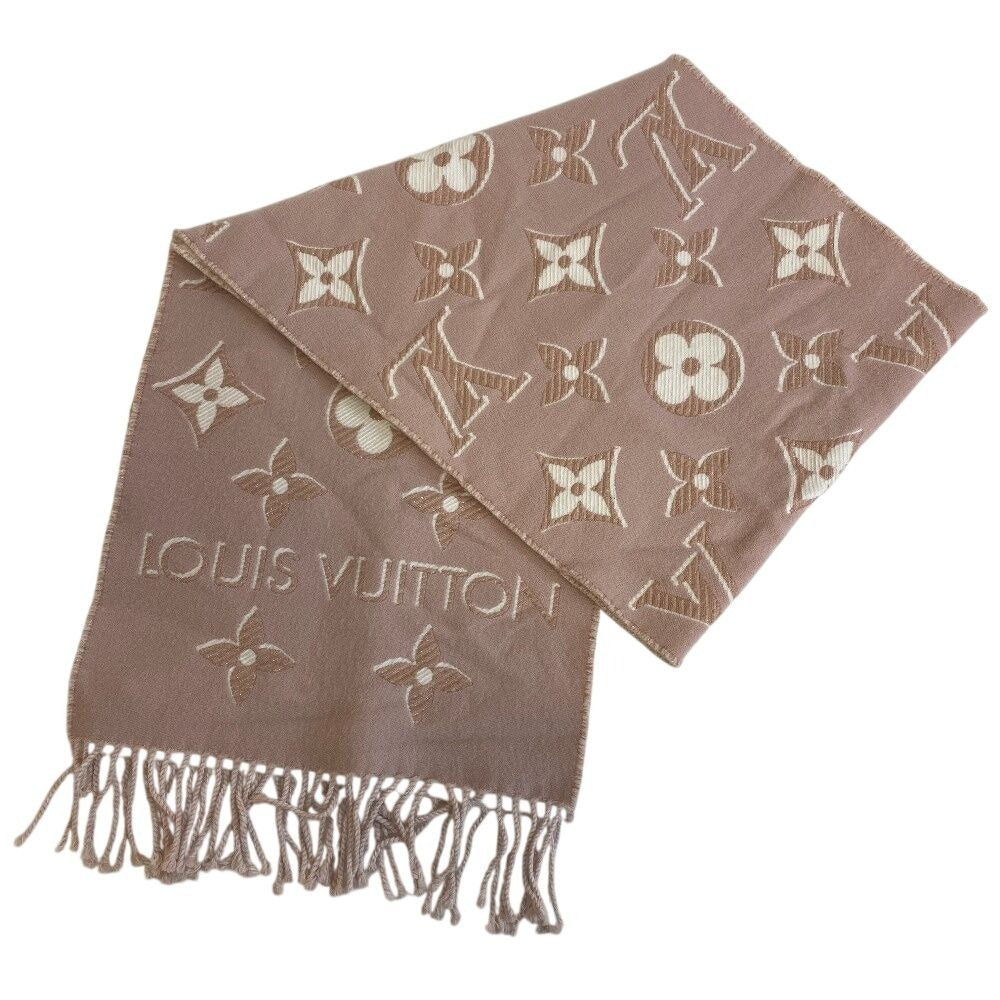 Louis Vuitton Fringe LV Essential Shine Muffler Pink Scarf
