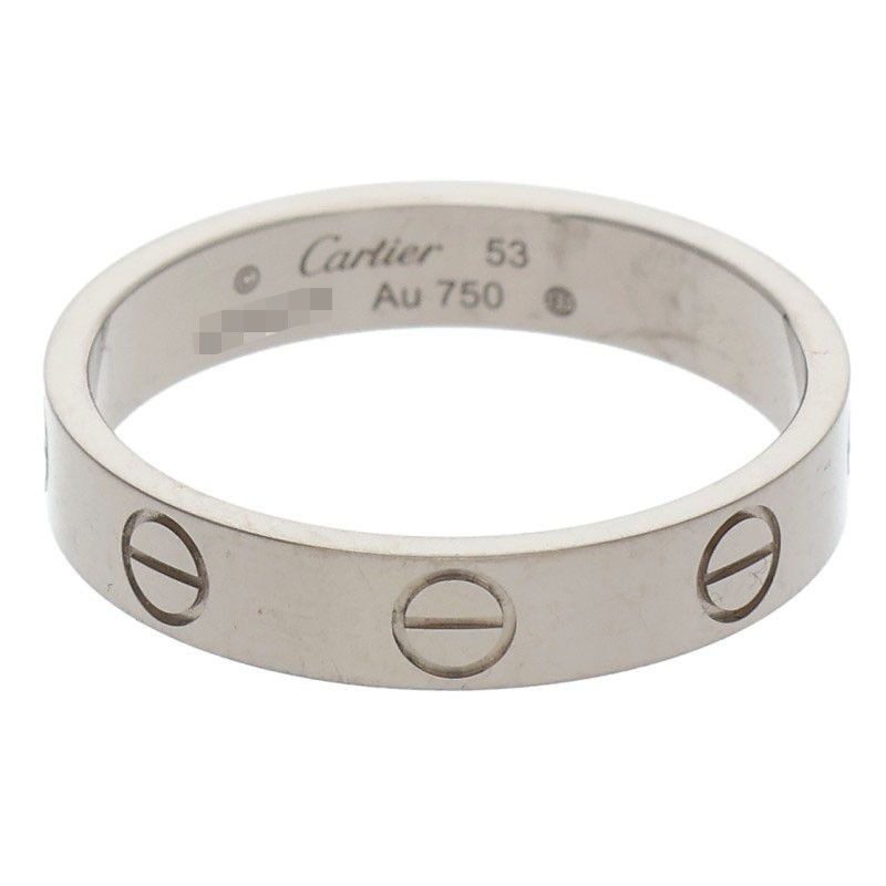 Cartier Mini Love Ring 18k White Gold Mini 53