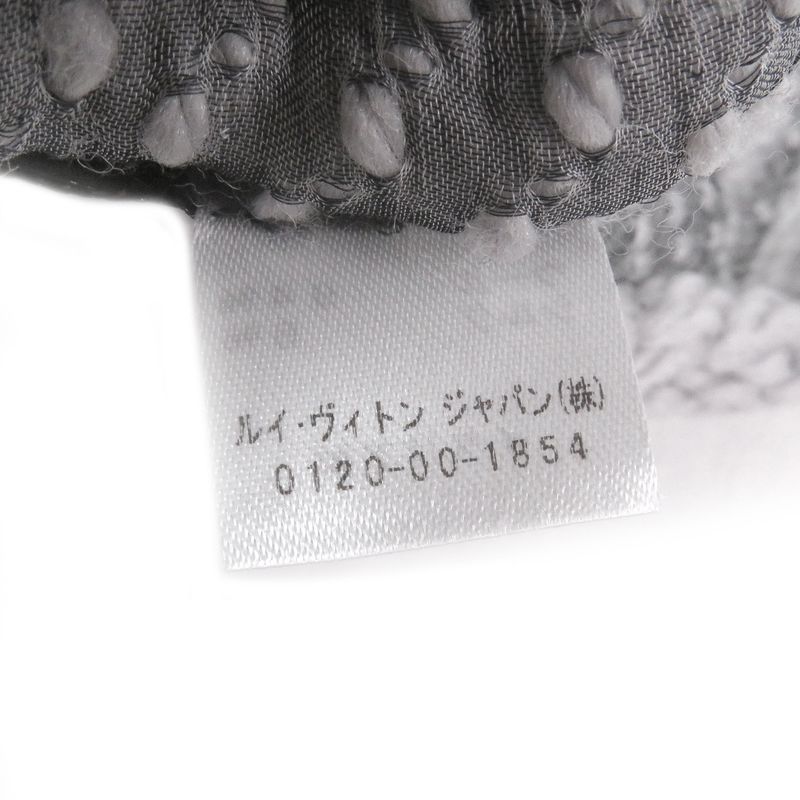 Louis Vuitton M74742 Echarpe Logomania Wool Silk Monogram Fringe