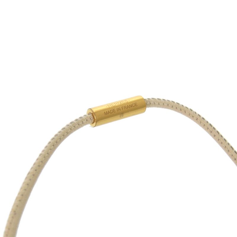 Hermes Variation Vorsluft Nata Gold Hardware Y Engraved (2020) Necklace 1834