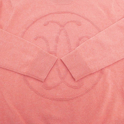 Hermes Long Sleeve Knit H Lift Pink 36 Size Cashmere Long Sleeve