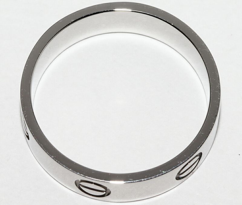 Cartier Ring Pt950 Love Ring Width 55mm (022in) B40849