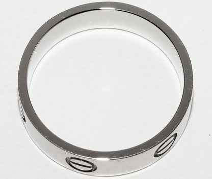 Cartier Ring Pt950 Love Ring Width 55mm (022in) B40849