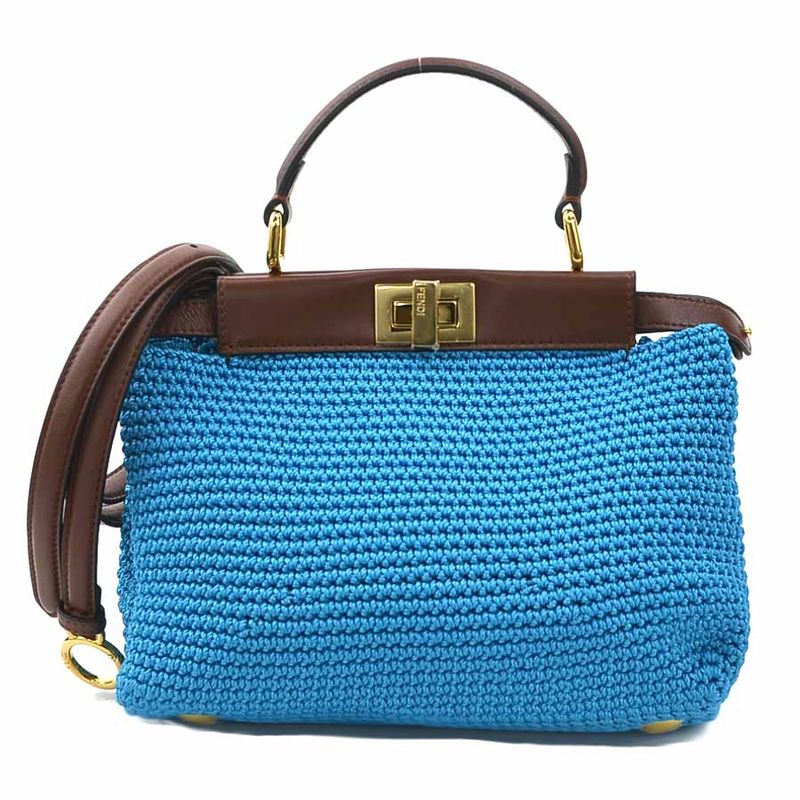Fendi Shoulder Bag Handbag Mini Peekaboo 8bn244-afp3