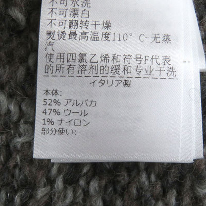 Bottega Veneta 23AW 761631 Alpaca-blend Shawl Collar Knit Cardigan Brownish M