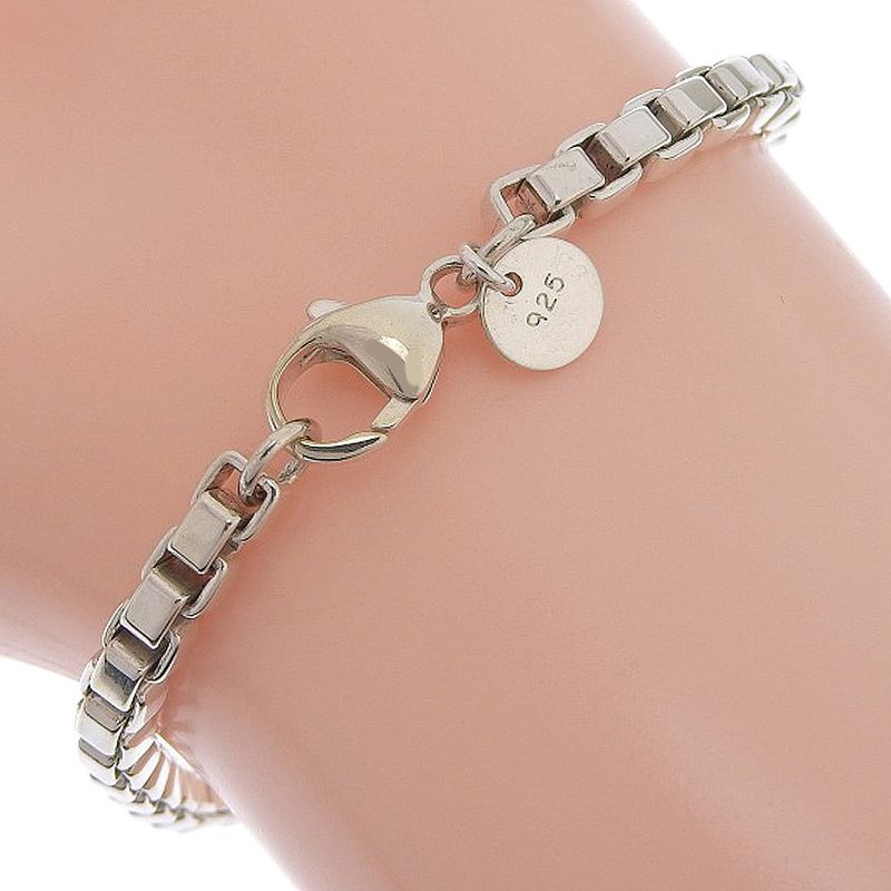 Tiffany & Co Venetian Silver 925 Ladies 15.5g Bracelet