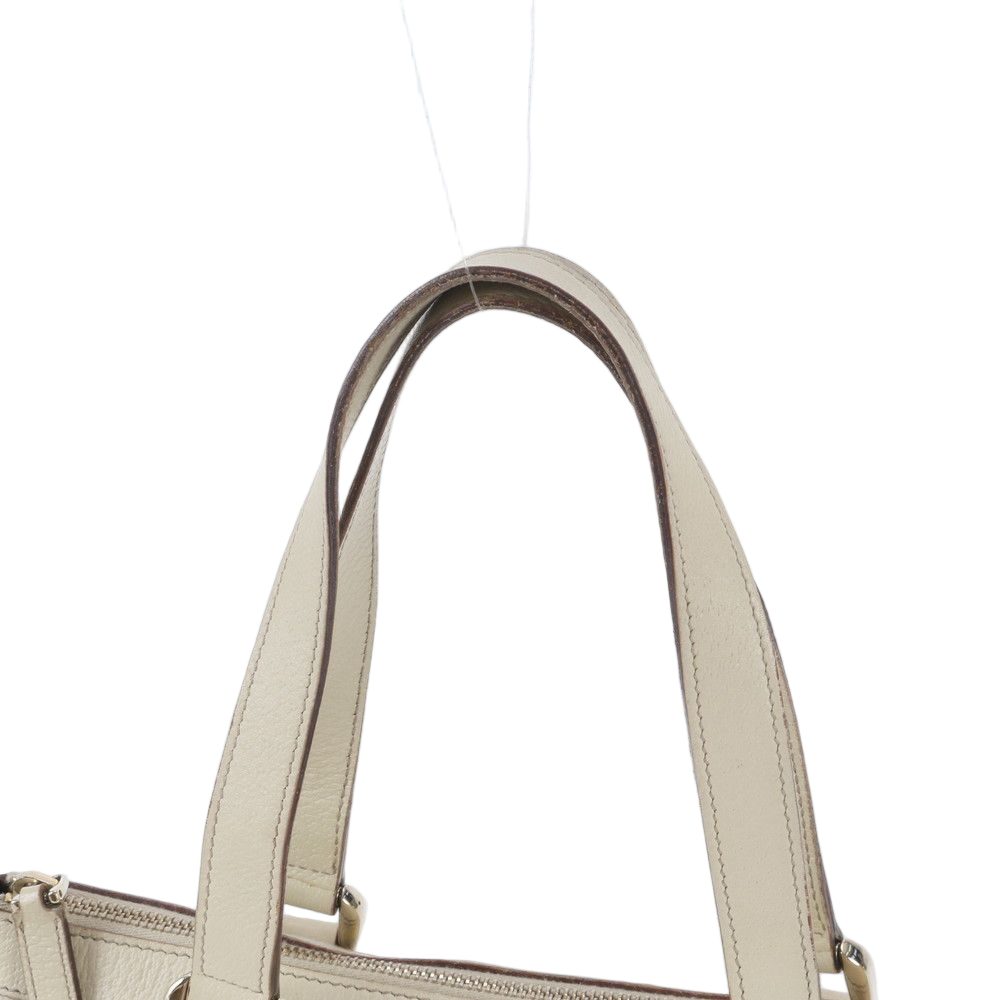 Gucci Abbey Leather Handbag Tote Erm with — view 2