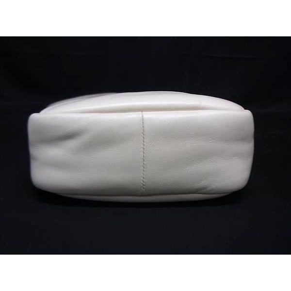 Moncler Leather Crossbody Shoulder Bag Ivory — view 6