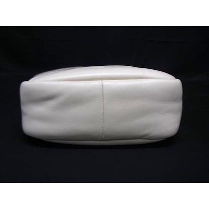 Moncler Leather Crossbody Shoulder Bag Ivory — view 6