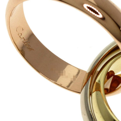 Cartier Trinity #48 Ring 18K Yellow Gold 18K White Gold 18K Pink Gold Ladies
