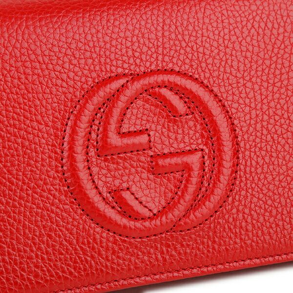 Gucci Shoulder Bag Soho Red