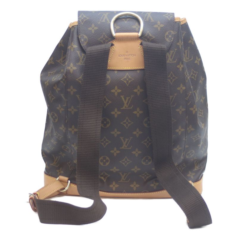 Louis Vuitton 00 M51135 Monogram Montsourisgm Backpack Daypack Brown Women